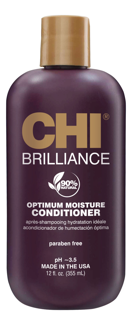 Кондиционер для волос Deep Brilliance Optimum Moisture Conditioner 355мл: Кондиционер 355мл кондиционеры бальзамы и маски chi кондиционер для волос увлажняющий deep brilliance optimum moisture conditioner