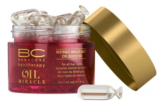 

Активатор для волос с маслом бразильского ореха BC Oil Miracle Brazilnut Refined Oil Booster 15*1мл