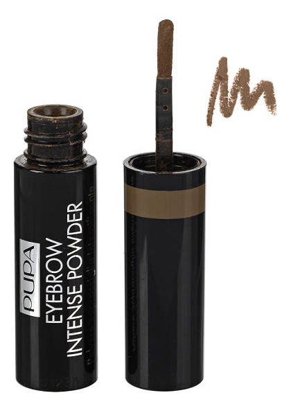 

Пудра для бровей Eyebrow Intense Powder 1г: 002 Brown, Пудра для бровей Eyebrow Intense Powder 1г