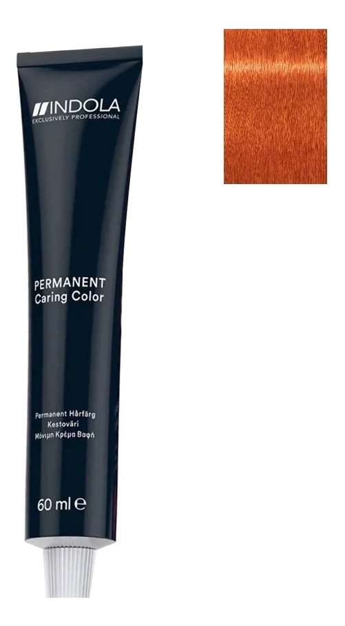 

Стойкая крем-краска для волос Permanent Caring Color 60мл: 0.44 Медный микстон, Стойкая крем-краска для волос Permanent Caring Color 60мл
