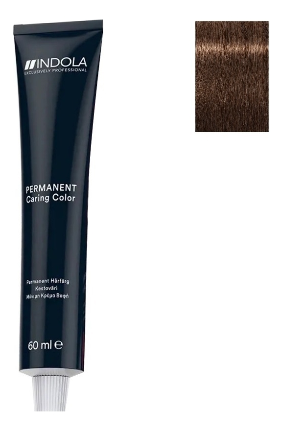 

Стойкая крем-краска для волос Permanent Caring Color 60мл: 6.38 Темный русый золотистый шоколадный, Стойкая крем-краска для волос Permanent Caring Color 60мл