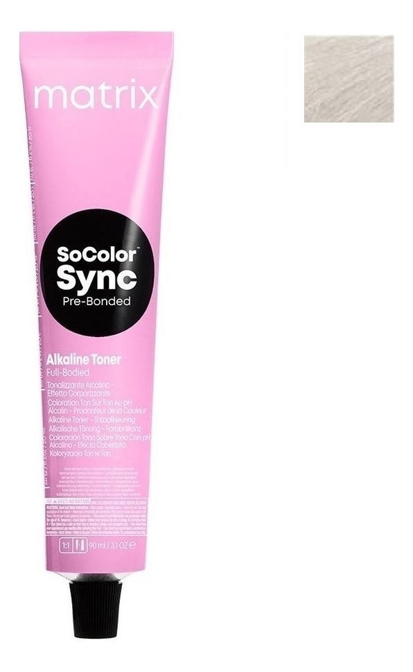 Крем-краска для волос без аммиака SoColor Sync Pre-Bonded Toner 90мл: 10A