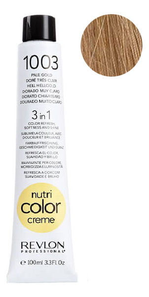 

Краска для волос Nutri Color Creme 1003 Pale Gold: Краска 100мл, Краска для волос Nutri Color Creme 1003 Pale Gold