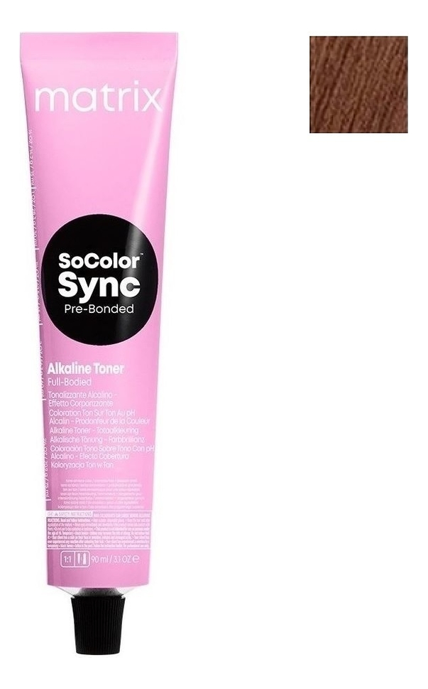 

Крем-краска для волос без аммиака SoColor Sync Pre-Bonded Toner 90мл: 5WM, Крем-краска для волос без аммиака SoColor Sync Pre-Bonded Toner 90мл