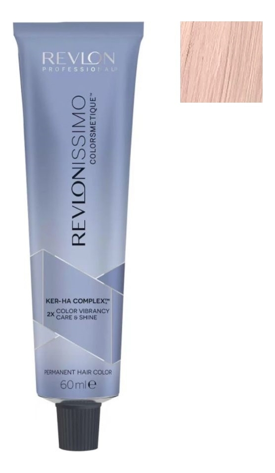 

Стойкая краска для волос Revlonissimo Colorsmetique Color & Care 60мл: 10.2 Очень сильно светлый блондин переливающийся, Стойкая краска для волос Revlonissimo Colorsmetique Color & Care 60мл