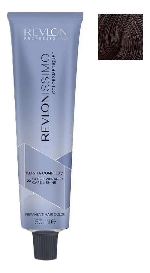 

Стойкая краска для волос Revlonissimo Colorsmetique Color & Care 60мл: 4 Коричневый, Стойкая краска для волос Revlonissimo Colorsmetique Color & Care 60мл