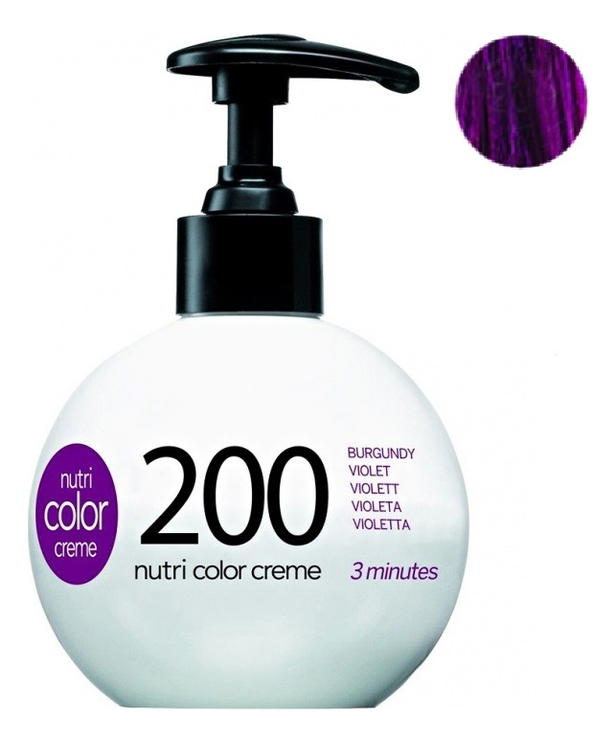 

Краска для волос Nutri Color Creme 200 Violet: Краска 250мл, Краска для волос Nutri Color Creme 200 Violet