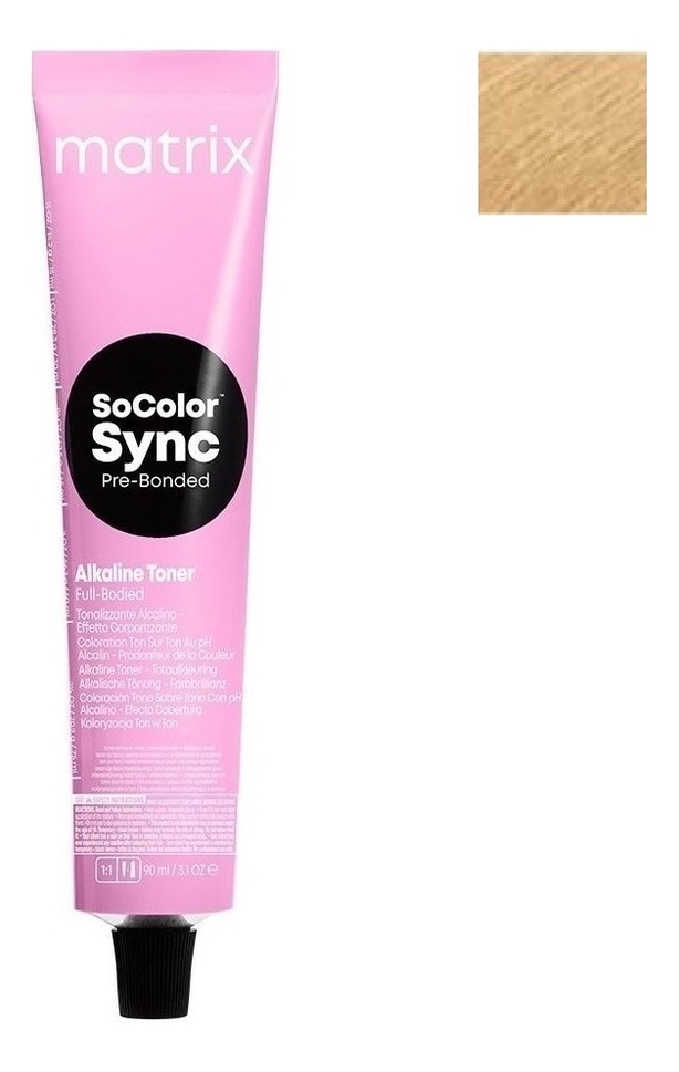

Крем-краска для волос без аммиака SoColor Sync Pre-Bonded Toner 90мл: 8G, Крем-краска для волос без аммиака SoColor Sync Pre-Bonded Toner 90мл