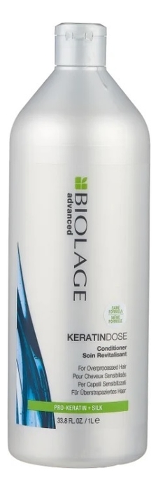 

Кондиционер для сильно поврежденных волос Biolage Advanced Keratindose Conditioner: Кондиционер 1000мл, Кондиционер для сильно поврежденных волос Biolage Advanced Keratindose Conditioner