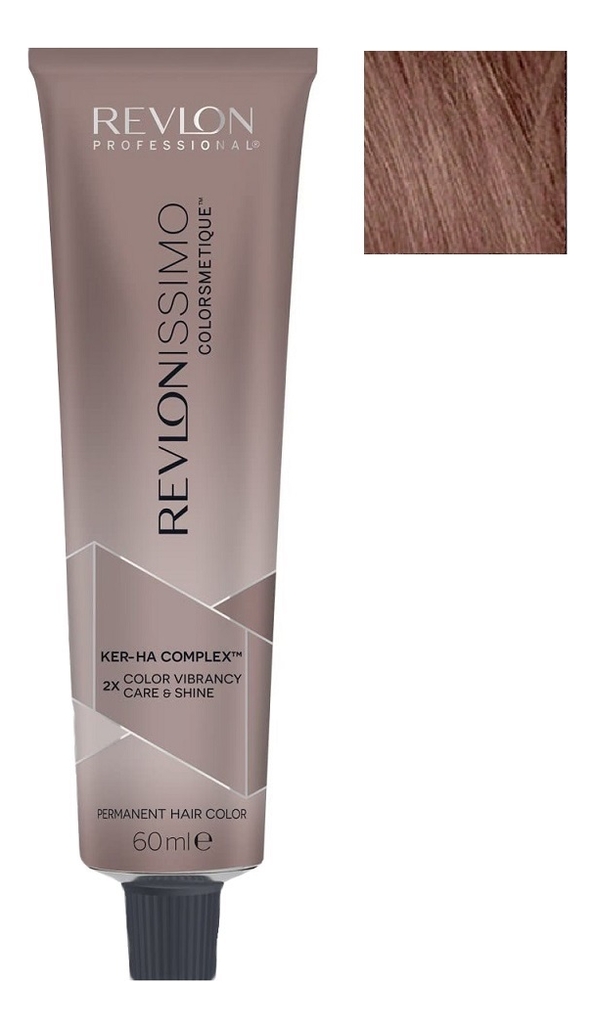 Стойкая краска для волос Revlonissimo Colorsmetique Color &amp; Care 60мл: 6.24 Темный блондин переливающийся медный от Randewoo