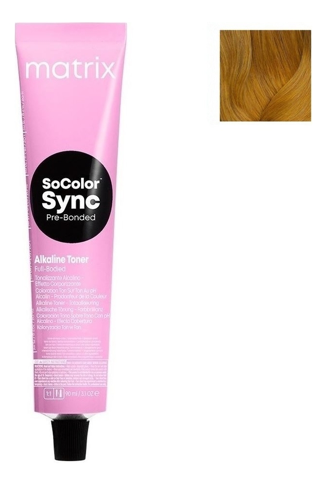 Крем-краска для волос без аммиака SoColor Sync Pre-Bonded Toner 90мл: 8WN
