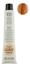 Revlon Professional Краска для волос Nutri Color Creme 931 Light Beige