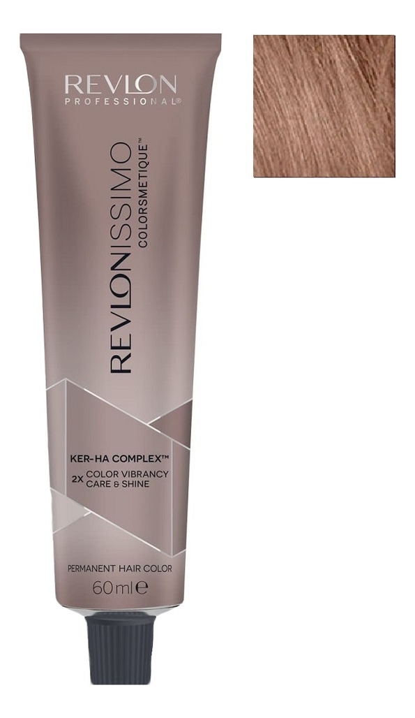 

Стойкая краска для волос Revlonissimo Colorsmetique Color & Care 60мл: 7.24 Блондин переливающийся-медный, Стойкая краска для волос Revlonissimo Colorsmetique Color & Care 60мл