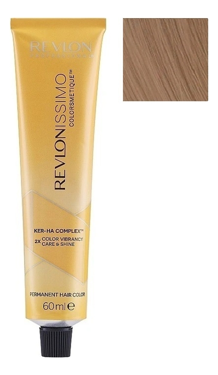 

Стойкая краска для волос Revlonissimo Colorsmetique Color & Care 60мл: 7.31 Блондин золотисто-пепельный, Стойкая краска для волос Revlonissimo Colorsmetique Color & Care 60мл