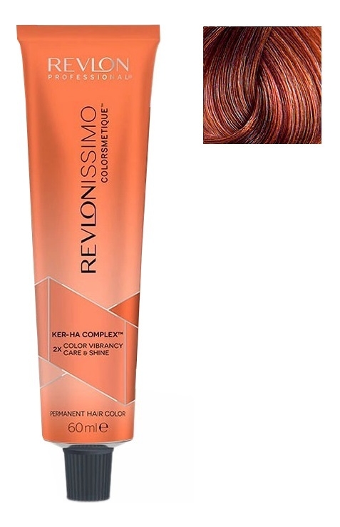 

Стойкая краска для волос Revlonissimo Colorsmetique Color & Care 60мл: 7.4 Блондин медный, Стойкая краска для волос Revlonissimo Colorsmetique Color & Care 60мл
