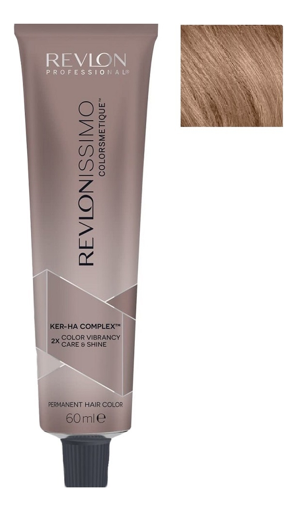 

Стойкая краска для волос Revlonissimo Colorsmetique Color & Care 60мл: 8.24 Светлый блондин переливающийся медный, Стойкая краска для волос Revlonissimo Colorsmetique Color & Care 60мл