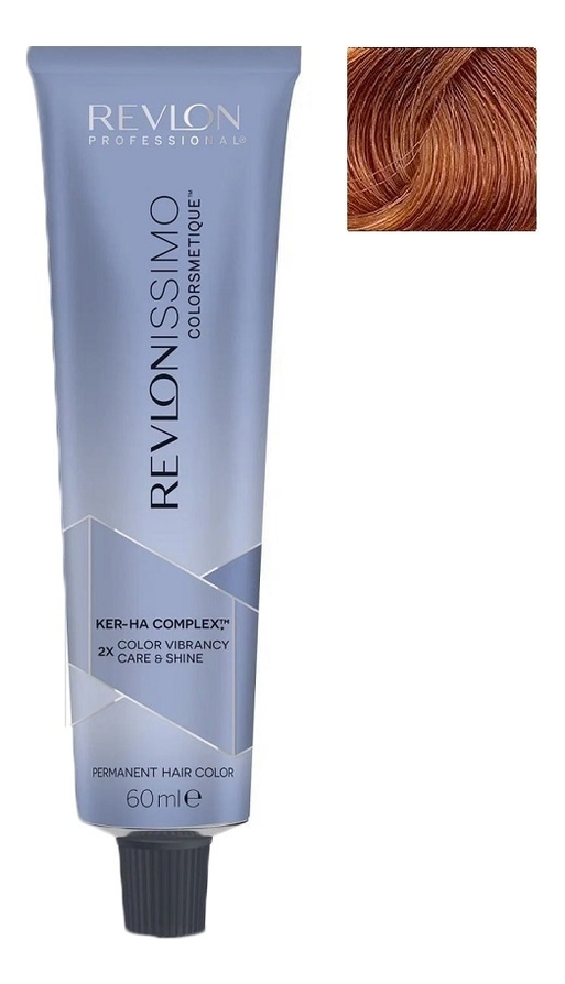 

Стойкая краска для волос Revlonissimo Colorsmetique Color & Care 60мл: 8.34 Светлый блондин золотисто-медный, Стойкая краска для волос Revlonissimo Colorsmetique Color & Care 60мл