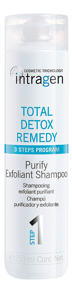 

Шампунь-пилинг для очищения волос Intragen Total Detox Remedy: Шампунь 250мл, Шампунь-пилинг для очищения волос Intragen Total Detox Remedy