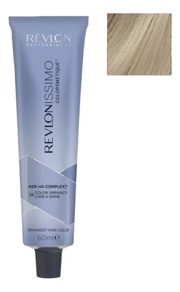 

Стойкая краска для волос Revlonissimo Colorsmetique Color & Care 60мл: 9.01 Очень светлый блондин пепельный, Стойкая краска для волос Revlonissimo Colorsmetique Color & Care 60мл