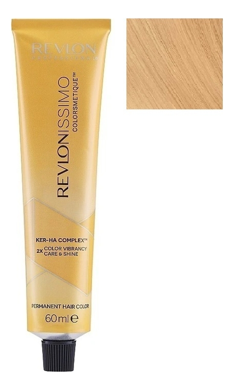 

Стойкая краска для волос Revlonissimo Colorsmetique Color & Care 60мл: 9.3 Очень светлый золотой, Стойкая краска для волос Revlonissimo Colorsmetique Color & Care 60мл