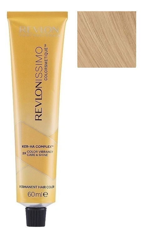

Стойкая краска для волос Revlonissimo Colorsmetique Color & Care 60мл: 9.31 Очень светлый блондин золотисто-пепельный, Стойкая краска для волос Revlonissimo Colorsmetique Color & Care 60мл