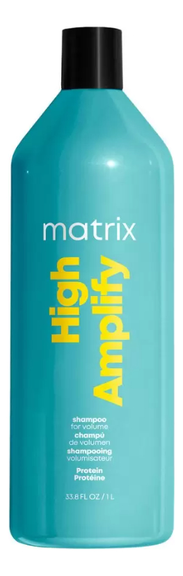 Шампунь для тонких волос Total Results High Amplify Protein Shampoo: Шампунь 1000мл protein rex батончик с высоким содержанием протеина со вкусом миндальный маффин