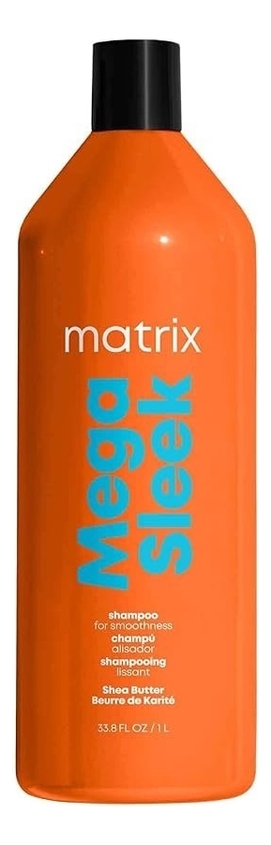 Шампунь для непослушных волос с маслом ши Total Results Mega Sleek Shea Butter Shampoo: Шампунь 1000мл