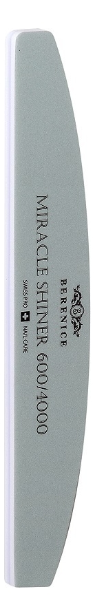 

Пилка для ногтей Miracle Shiner 600/4000 (полумесяц)