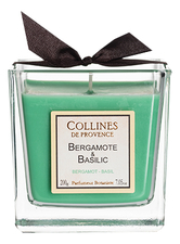 Collines de Provence Ароматическая свеча Bergamot-Basil