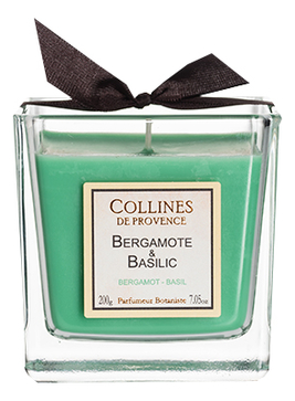 Ароматическая свеча Bergamot-Basil: Свеча 200г ароматическая свеча woodwick bergamot