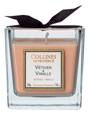 Collines de Provence Ароматическая свеча Vetiver-Vanilla