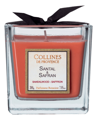 Ароматическая свеча Sandalwood-Saffron: Свеча 200г ароматическая свеча vibrant saffron свеча 104г