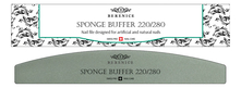 BERENICE Пилка для ногтей Sponge Buffer 220/280 (полумесяц)