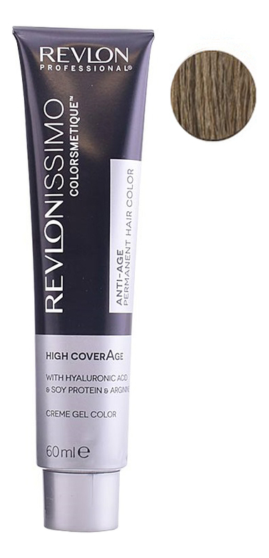 

Крем-краска для волос Revlonissimo Colorsmetique High CoverAge 60мл: 7 Темный бежевый, Крем-краска для волос Revlonissimo Colorsmetique High CoverAge 60мл