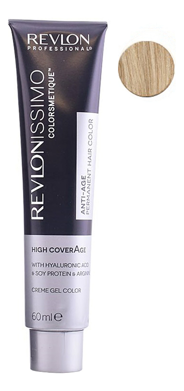 Крем-краска для волос Revlonissimo Colorsmetique High CoverAge 60мл: 10 Светлый блондин экстра revlonissimo colorsmetique high coverage 5 светлый шатен 60мл