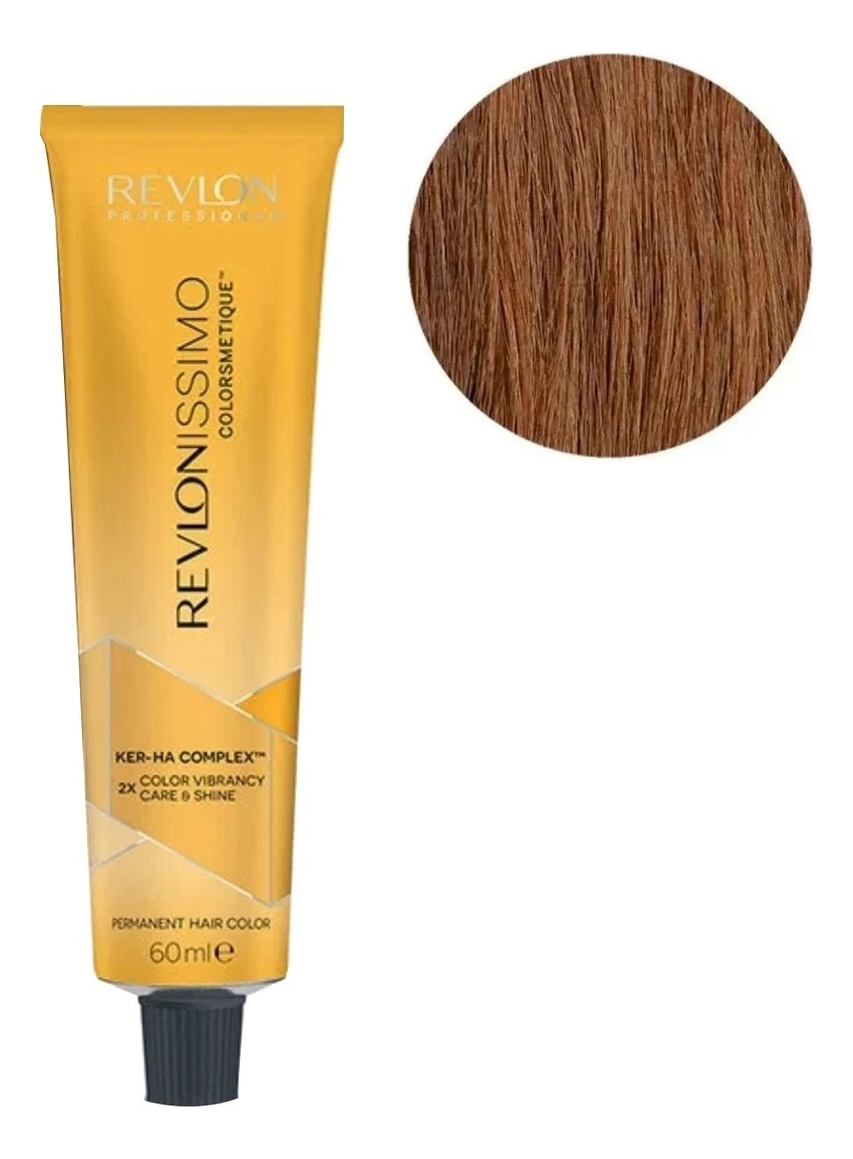 Крем-краска для волос Revlonissimo Colorsmetique High CoverAge 60мл: 6-34 Орехвый темный блондин