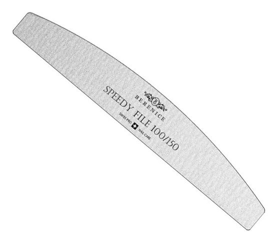 Пилка для ногтей Зебра Speedy File (полумесяц): Пилка 100/150