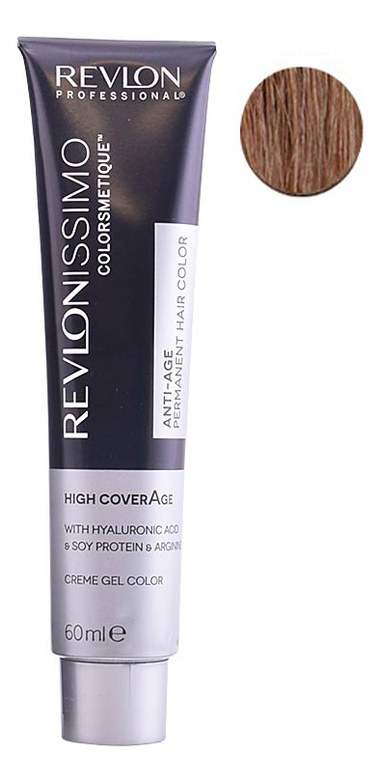 

Крем-краска для волос Revlonissimo Colorsmetique High CoverAge 60мл: 7-35 Янтарный блондин, Крем-краска для волос Revlonissimo Colorsmetique High CoverAge 60мл