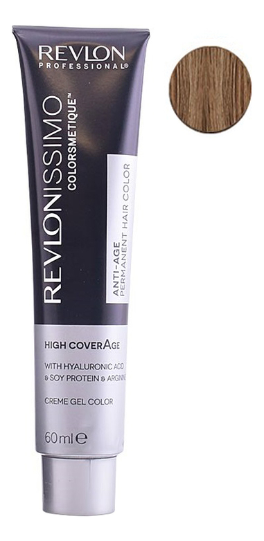 

Крем-краска для волос Revlonissimo Colorsmetique High CoverAge 60мл: 7-32 Перламутрово-золотистый блондин, Крем-краска для волос Revlonissimo Colorsmetique High CoverAge 60мл