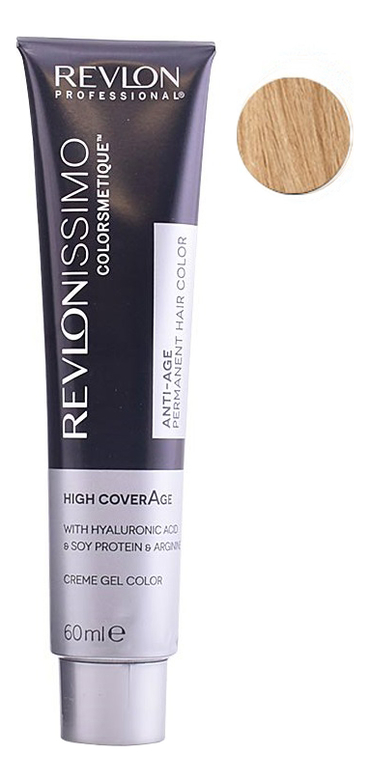 

Крем-краска для волос Revlonissimo Colorsmetique High CoverAge 60мл: 9-32 Перламутрово-золотистый очень светлый блондин, Крем-краска для волос Revlonissimo Colorsmetique High CoverAge 60мл