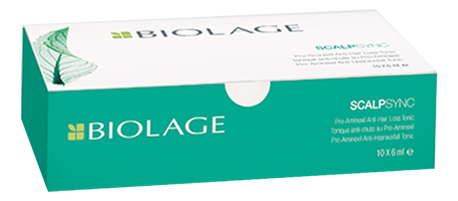 Тоник против выпадения волос Biolage Scalpsync Advanced 10*6мл biolage scalpsin ампулы против выпадения волос 10 штук по 6мл