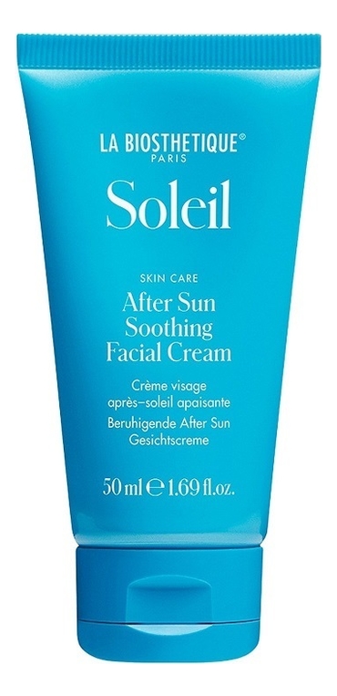 Успокаивающий крем для поврежденной солнцем кожи лица Soleil Creme Apres-Soleil 50мл