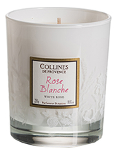 Collines de Provence Ароматическая свеча White Rose 250г