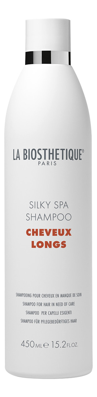 

Шампунь для придания шелковистости длинным волосам Silky Spa Shampoo Cheveux Longs: Шампунь 450мл, Шампунь для придания шелковистости длинным волосам Silky Spa Shampoo Cheveux Longs