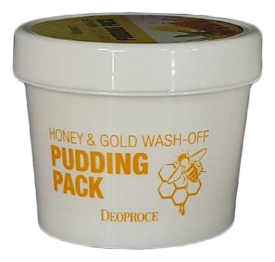 

Маска для лица с экстрактом маточного молочка и зеленого чая Honey & Gold Wash-Off Pudding Pack 110г