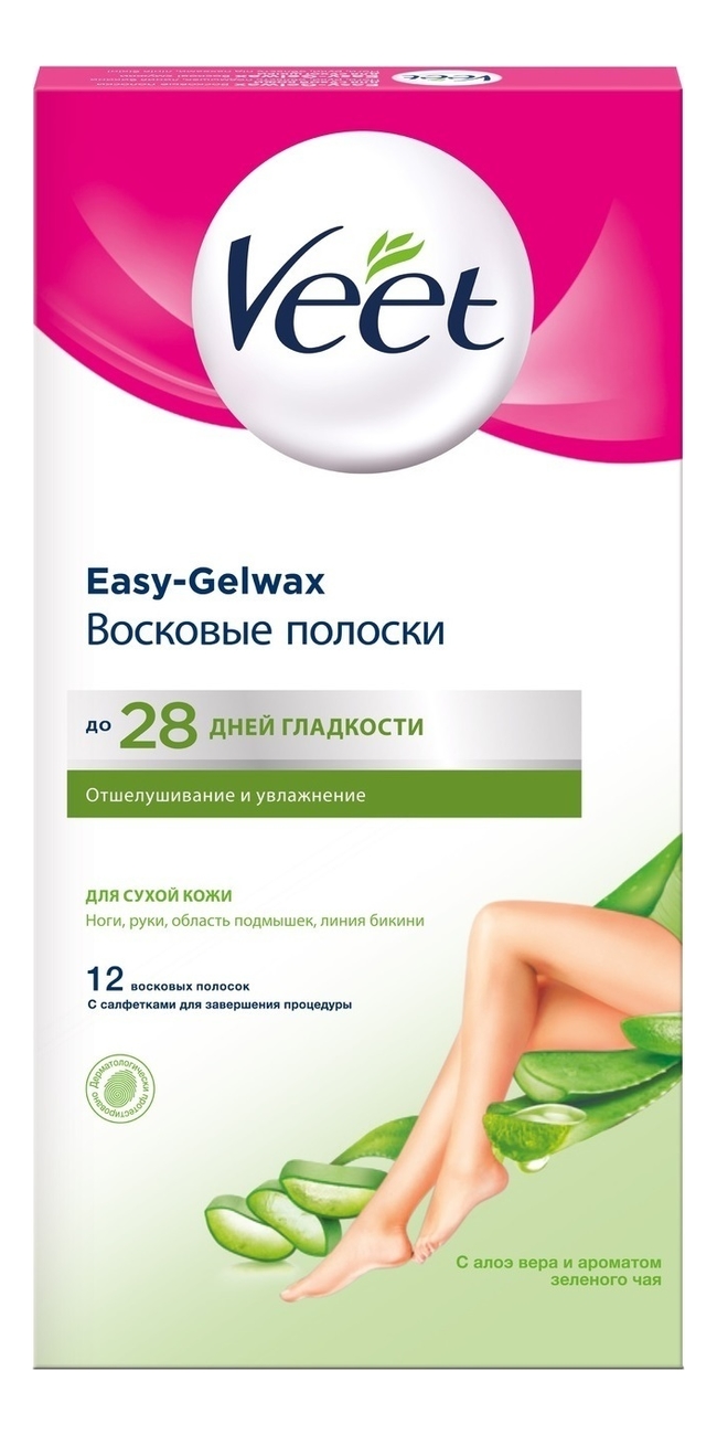 Восковые полоски для сухой кожи SSS 12*50г