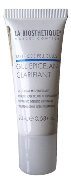 

Гель-пилинг против перхоти Methode Pellicules Gel Epicelan Clarifiant 20мл