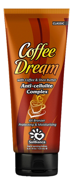 

Крем для загара в солярии Coffee Dream Anti-Cellulite Complex: Крем 125мл, Крем для загара в солярии Coffee Dream Anti-Cellulite Complex