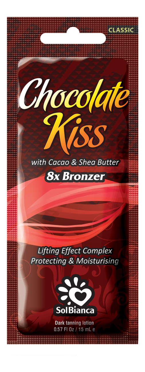 

Крем для загара в солярии Chocolate Kiss 8x Bronzer: Крем 15мл, Крем для загара в солярии Chocolate Kiss 8x Bronzer