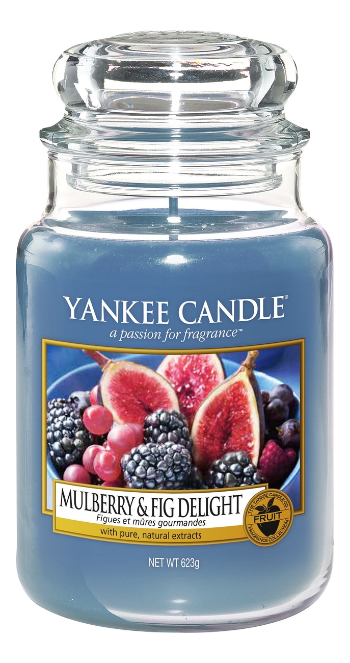 

Ароматическая свеча Mulberry & Fig Delight: Свеча 623г, Ароматическая свеча Mulberry & Fig Delight